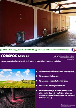 Peinture Forepox GE55 époxy alimentaire